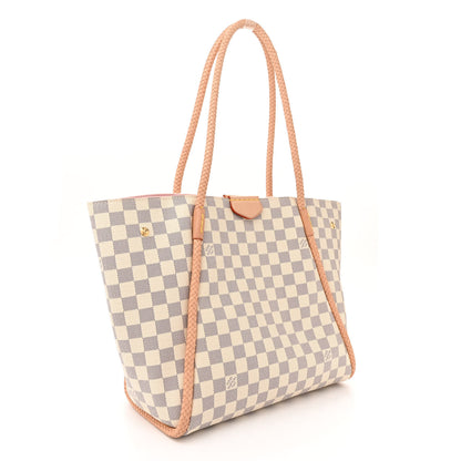 Louis Vuitton Damier Azur Propriano Rose Ballerine 3 of 10