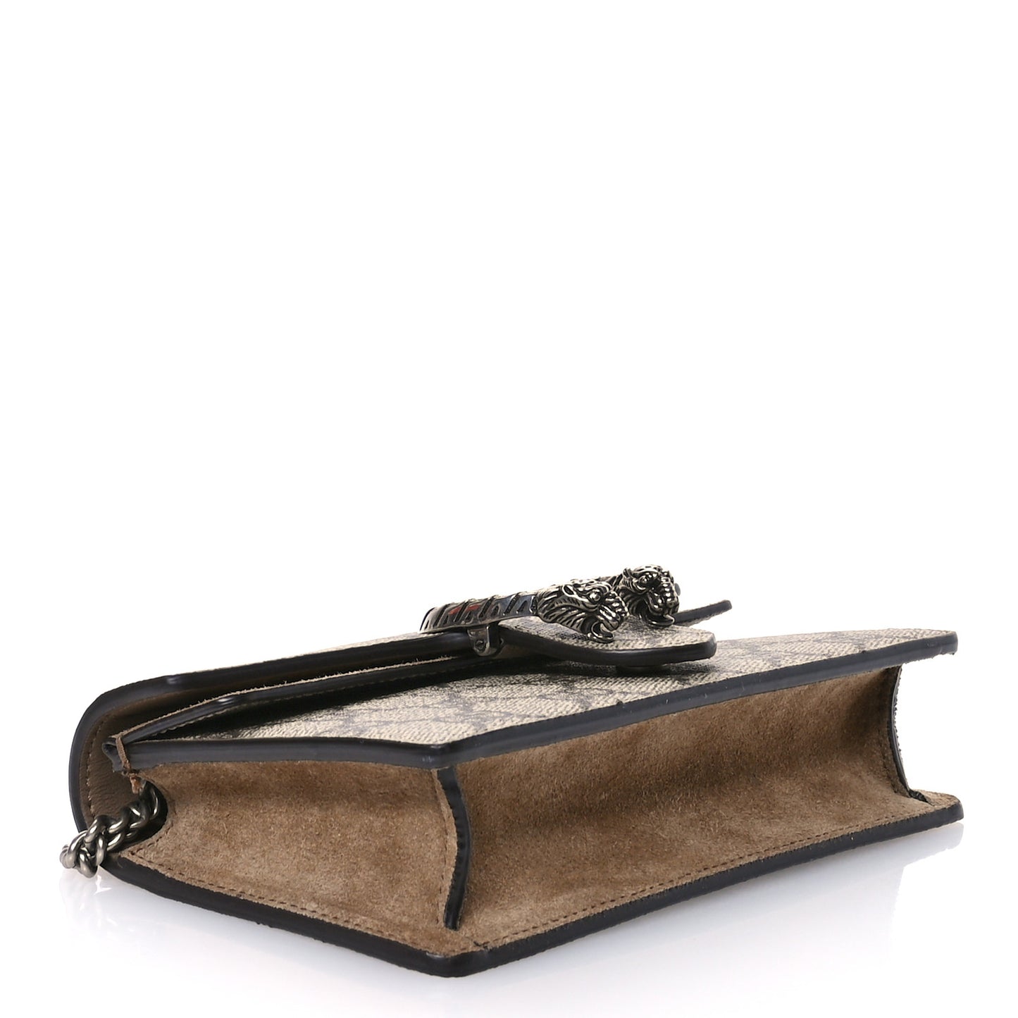 GG Supreme Monogram Super Mini Dionysus Shoulder Bag Taupe