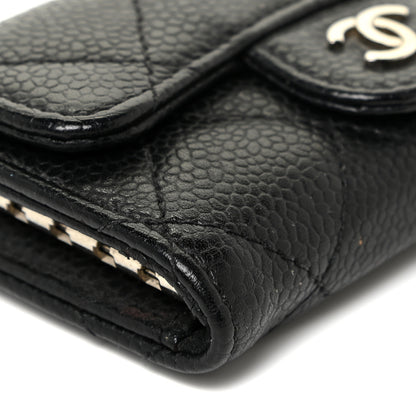 Chanel Caviar Quilted 6 Key Holder Black 8 of 10
