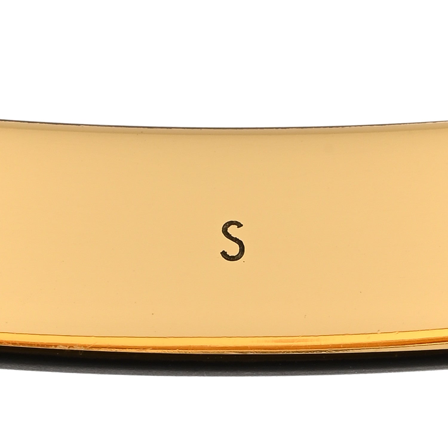 Louis Vuitton Monogram Nanogram Cuff S Black Gold 5 of 6