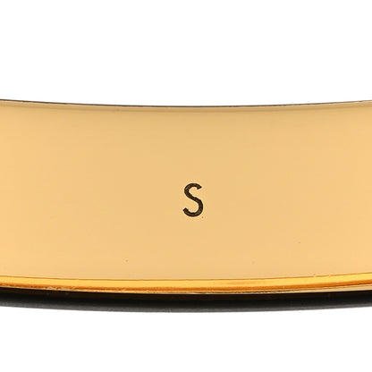 Louis Vuitton Monogram Nanogram Cuff S Black Gold 5 of 6