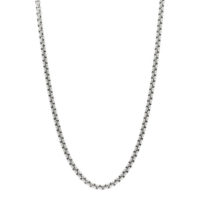 David Yurman Sterling Silver 3.6mm Box Chain Necklace 20" 1 of 4