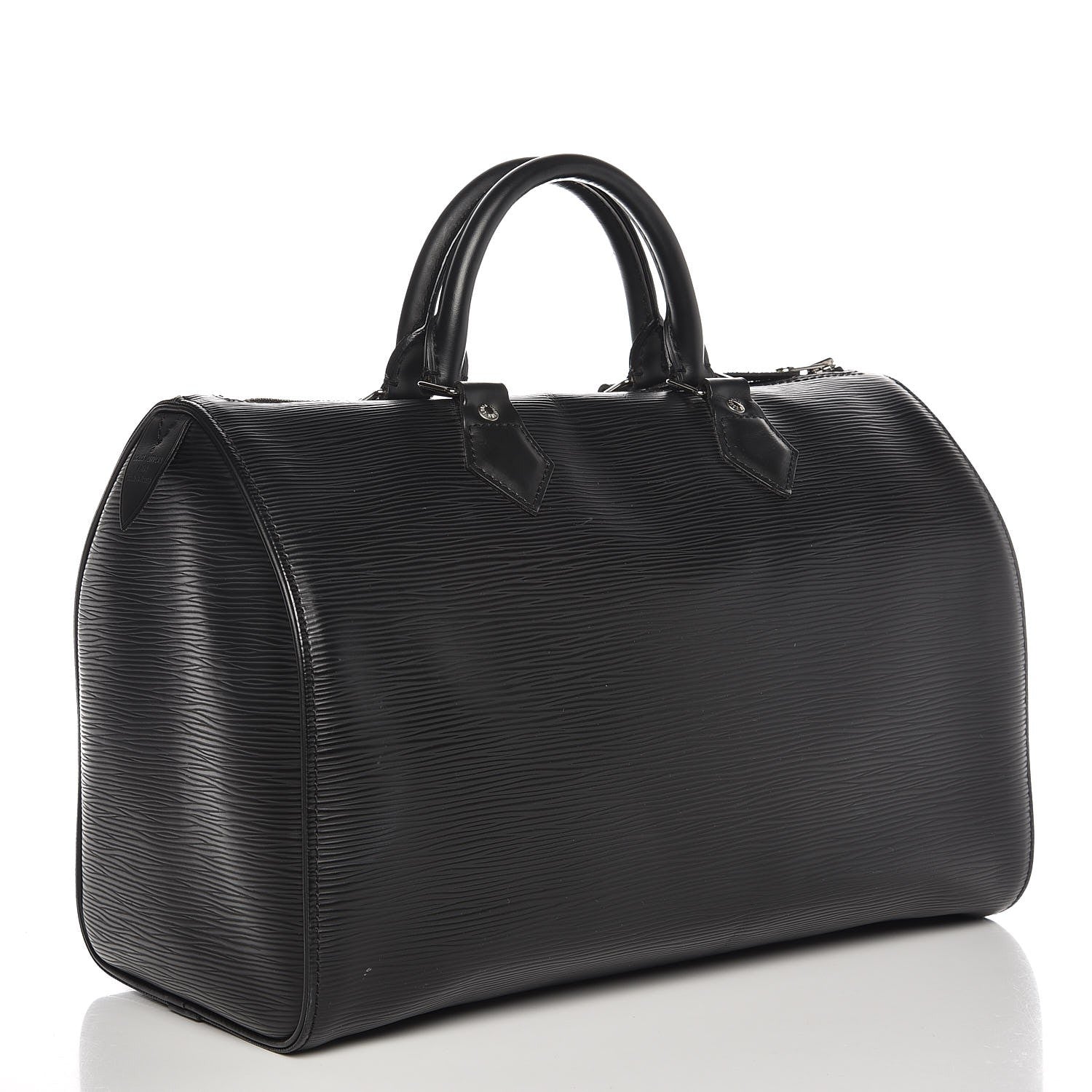 Louis Vuitton Epi Speedy 30 Black 3 of 7