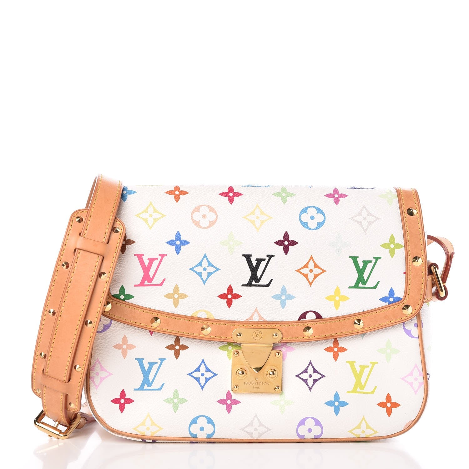 Louis Vuitton Monogram Multicolor Sologne White 1 of 12