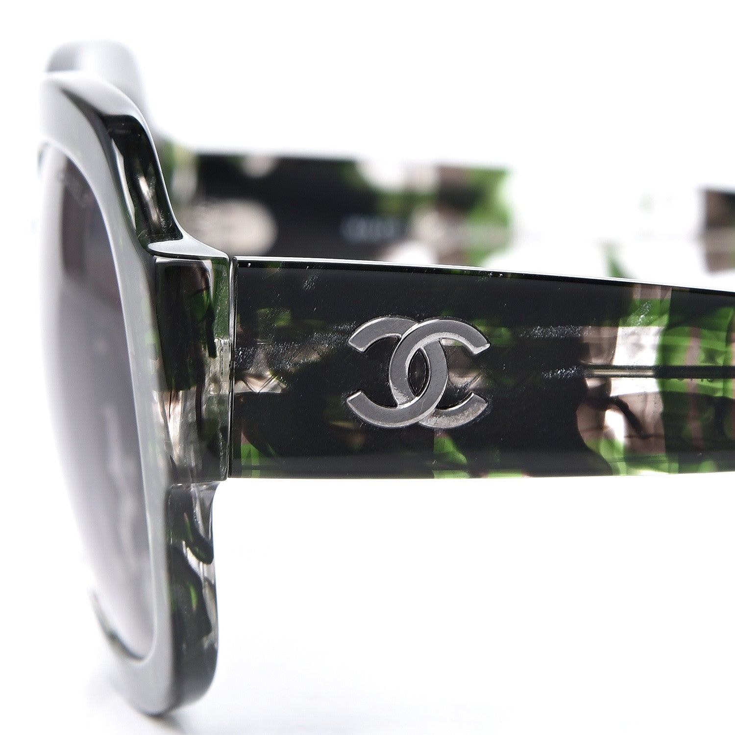 Chanel CC Sunglasses 5373 Green Multicolor 8 of 9