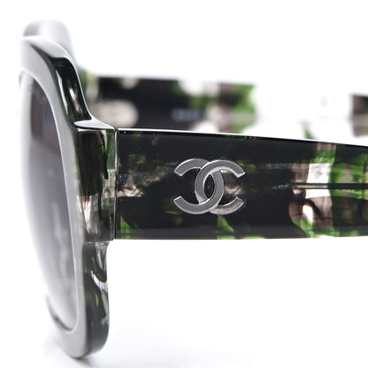 Chanel CC Sunglasses 5373 Green Multicolor 8 of 9