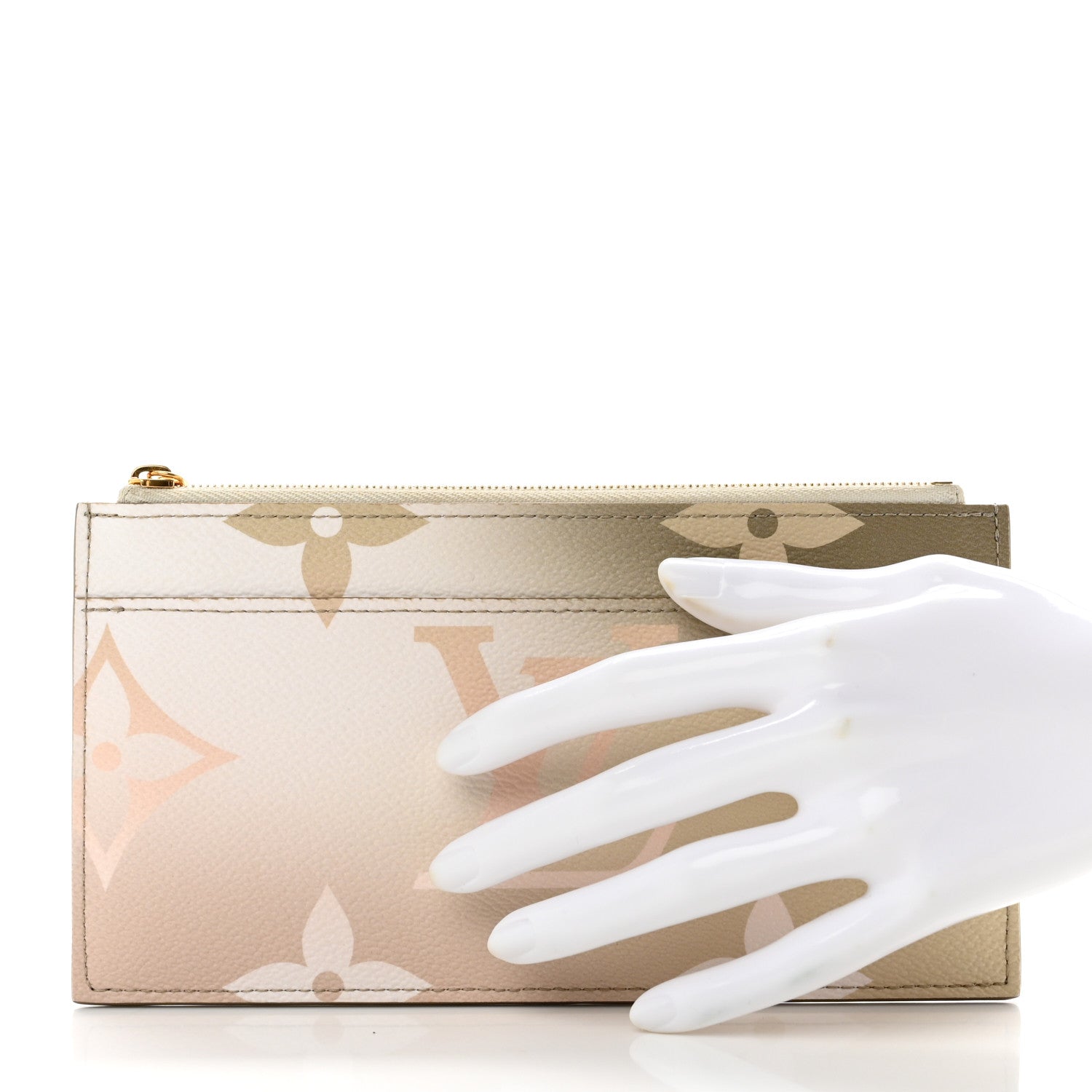 Louis Vuitton Monogram Giant Spring In The City Slim Purse Sunset Kaki 2 of 6