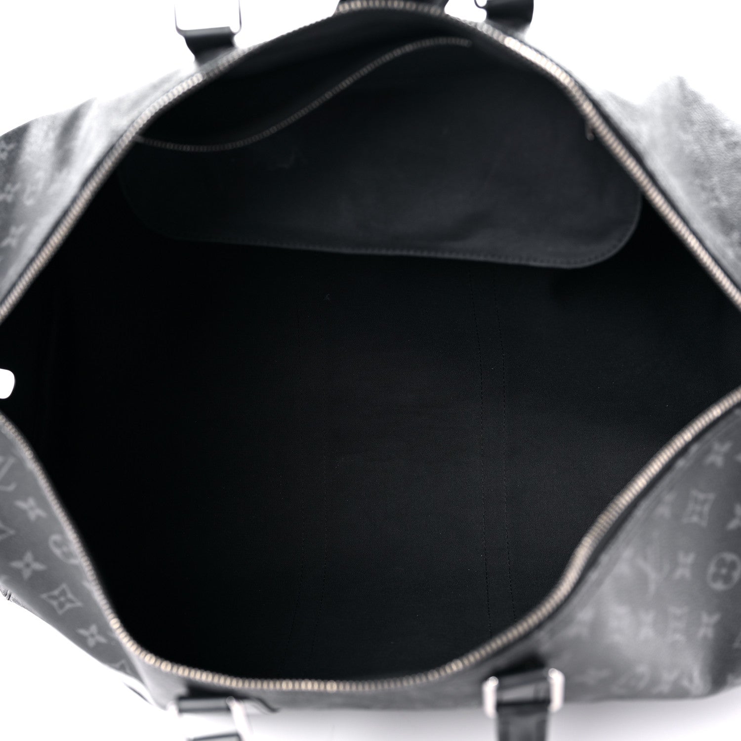 Louis Vuitton X FUJIWARA Monogram Eclipse Flash Fragment Keepall Bandouliere 55 5 of 32