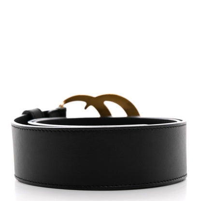 Gucci Calfskin Double G 40mm Belt 75 30 Black 2 of 6