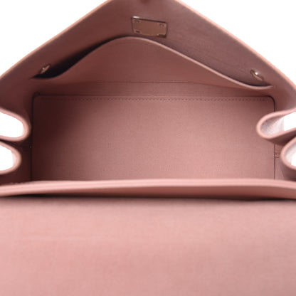 Louis Vuitton Soft Calfskin Lockme Ever Rose Ballet White Maito Black 5 of 10