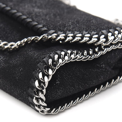 Stella McCartney Shaggy Deer Tiny Falabella Fold Over Tote Black 7 of 8