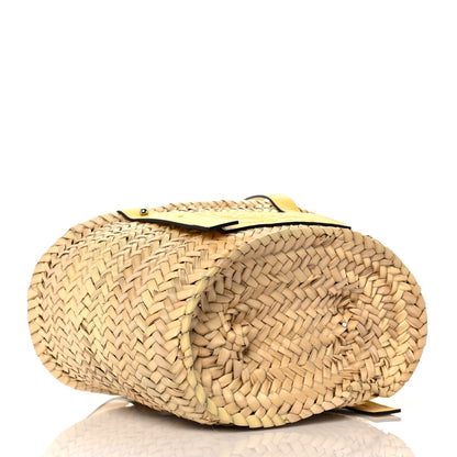 Loewe Raffia Basket Tote Bag Natural Yellow 4 of 9