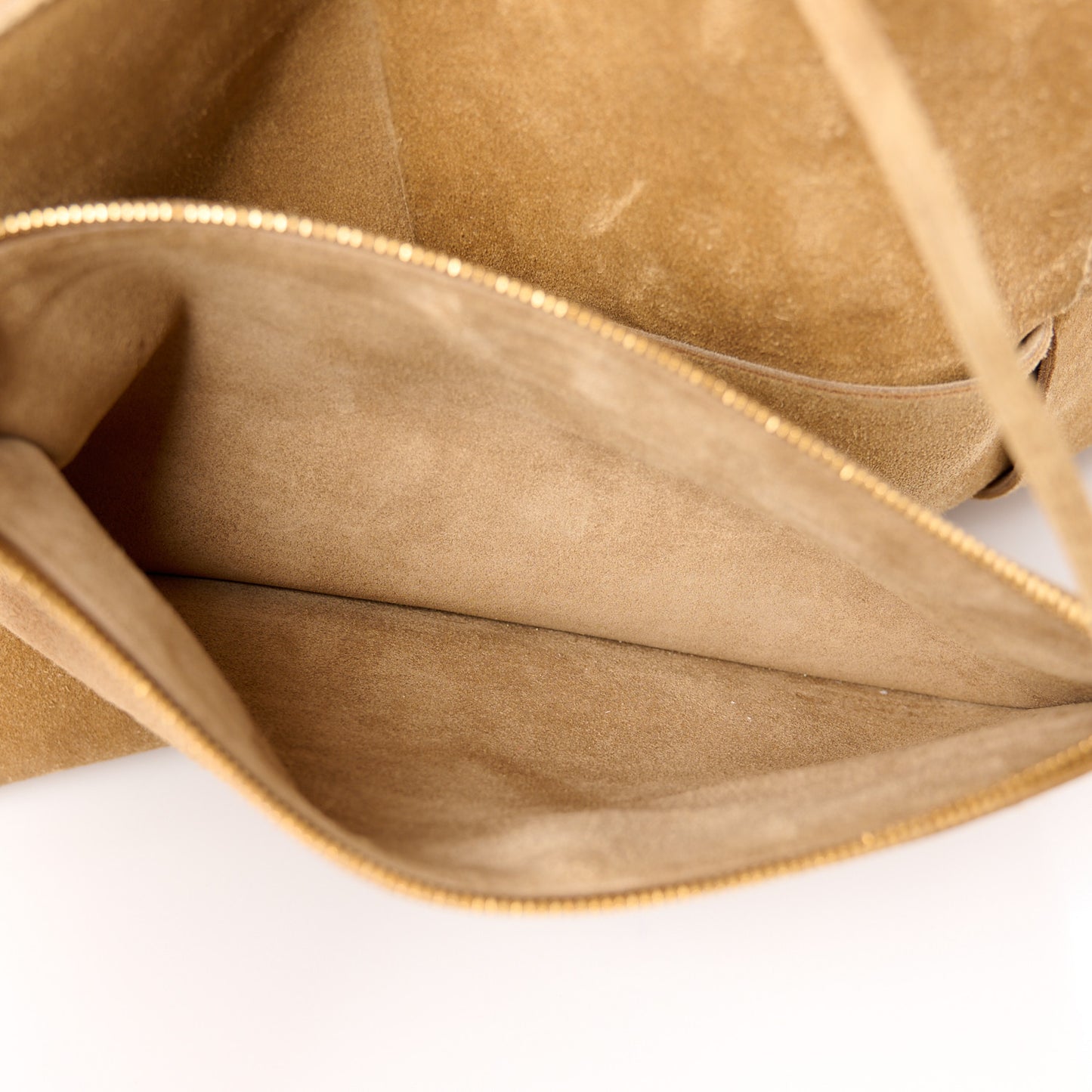 Suede Maxi Intrecciato Small Arco Tote Brown