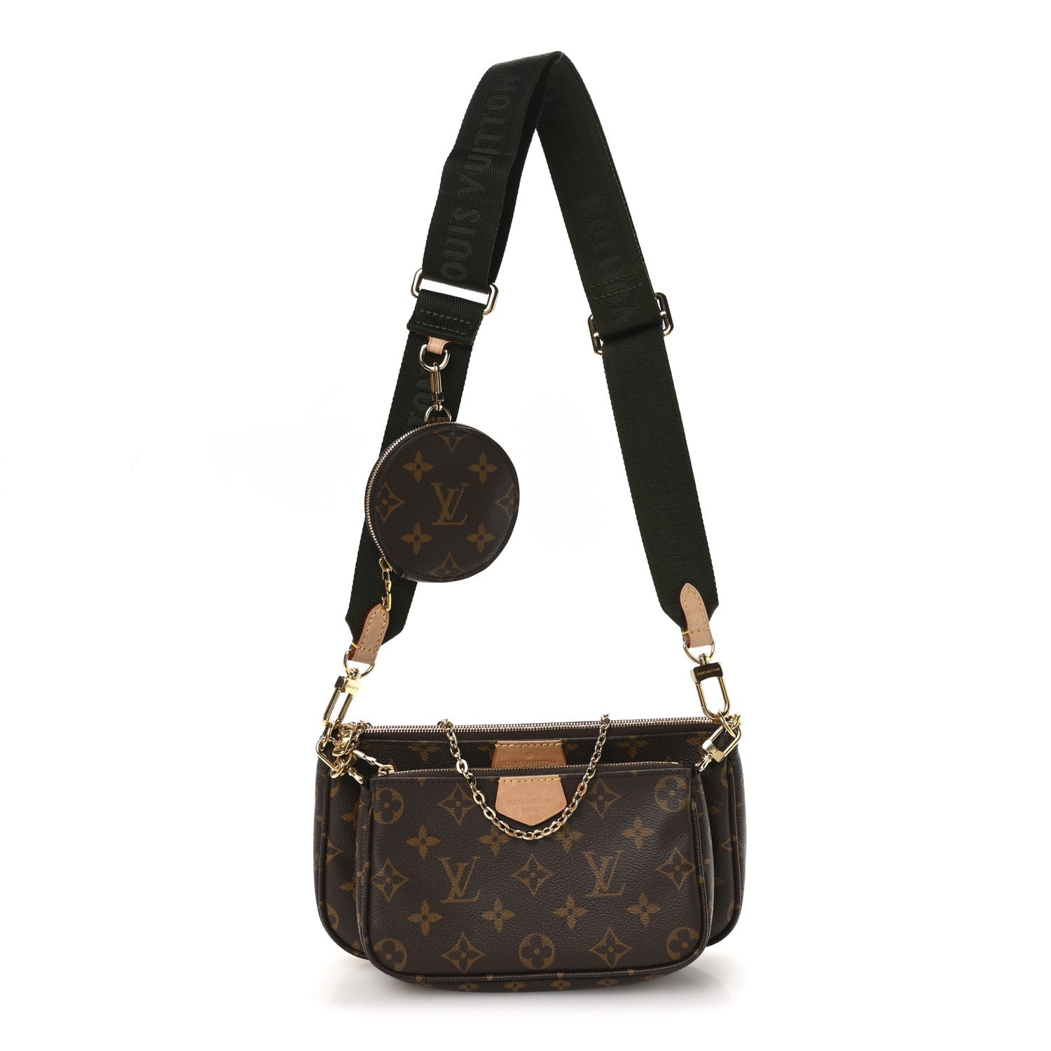 Louis Vuitton Monogram Multi Pochette Accessories Kaki 1 of 10