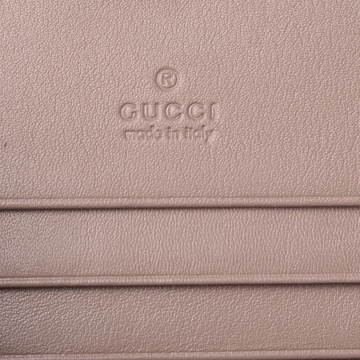 Calfskin Matelasse GG Marmont Card Case Wallet Porcelain Rose