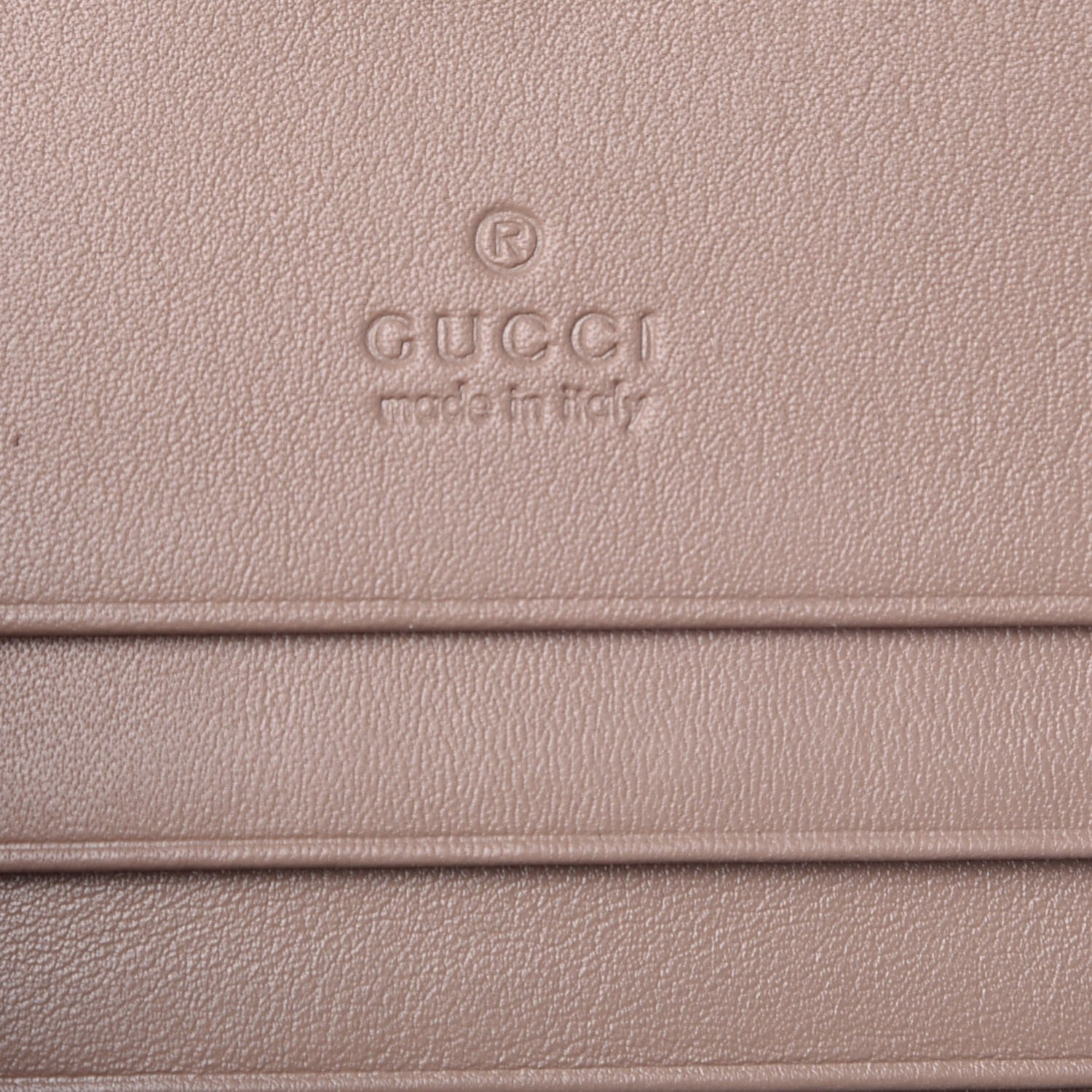 Gucci Calfskin Matelasse GG Marmont Card Case Wallet Porcelain Rose 6 of 8