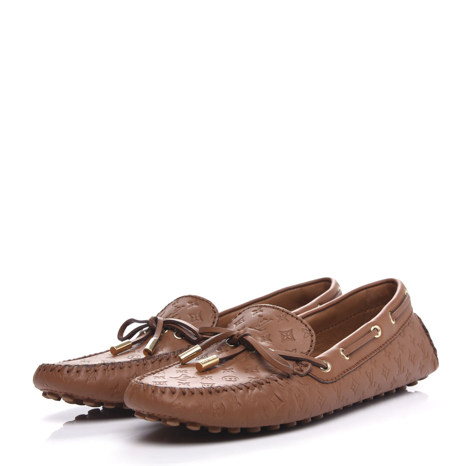 Louis Vuitton Empreinte Gloria Loafers 39.5 Cognac 3 of 10