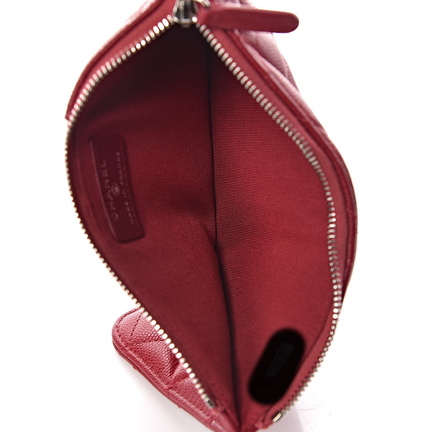 Chanel Caviar Quilted Classic iPhone Pouch Pink 5 of 8