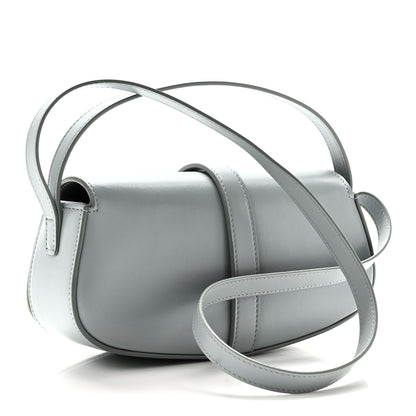 Celine Smooth Calfskin Tabou Clutch On Strap Ice Blue 3 of 9