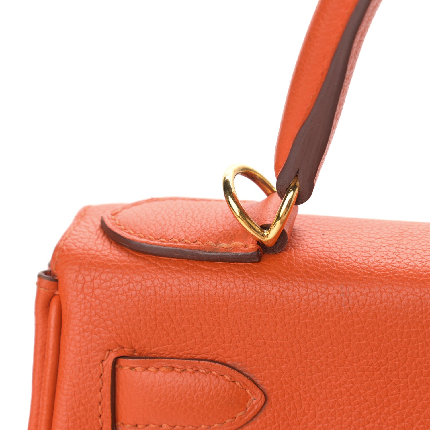 Hermes Evercolor Kelly Retourne 28 Orange 15 of 15