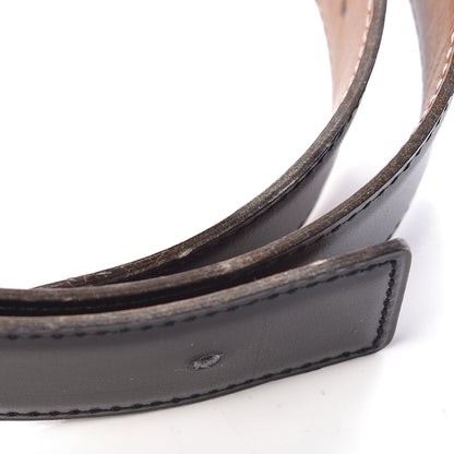 Hermes Box Chamonix 32mm H Belt Strap 70 Black Gold 6 of 7