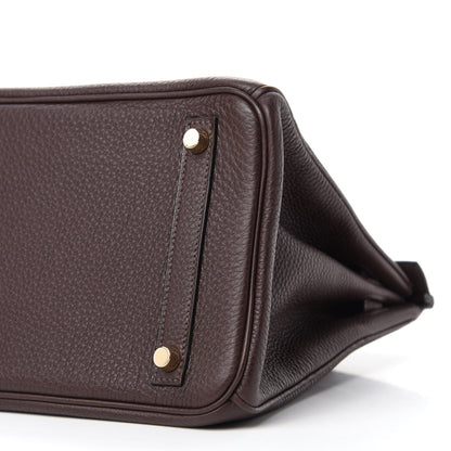 Hermes Togo Birkin 30 Chocolate 7 of 12