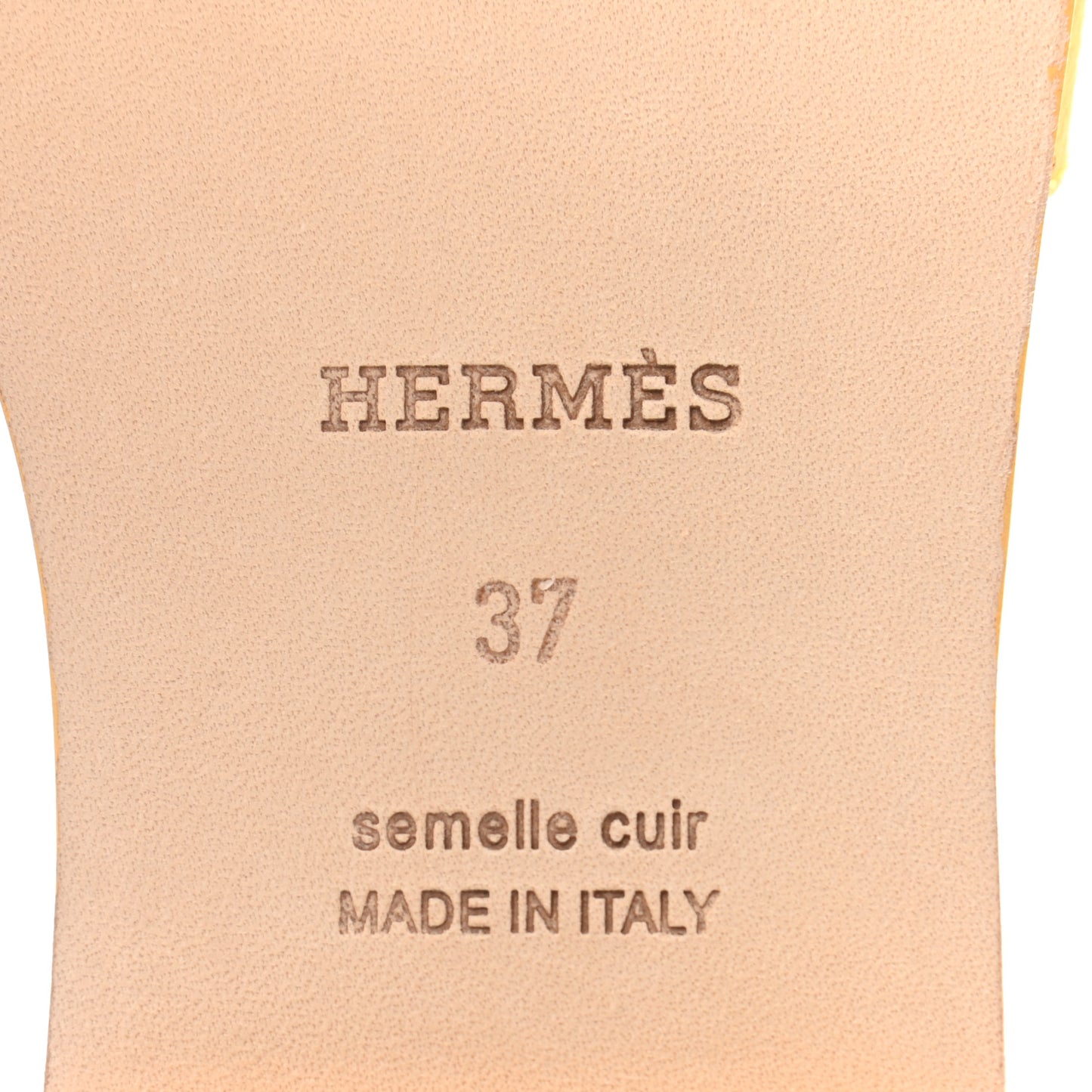 Epsom Oran Sandals 37 Jaune Sable