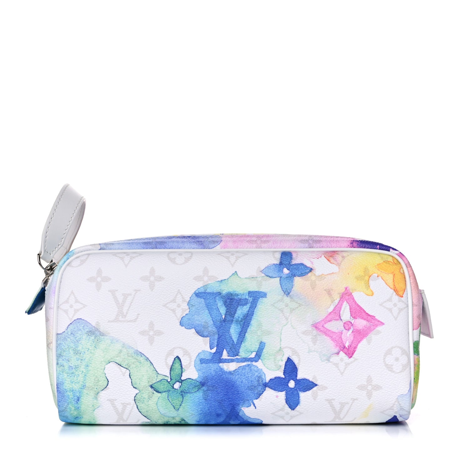 Monogram Watercolor Dopp Kit Toilet Pouch Multicolor