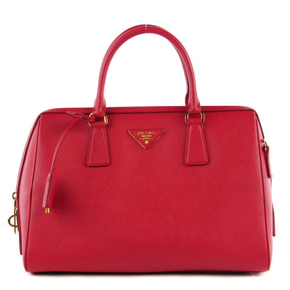 Prada Saffiano Lux Bowler Fuoco 1 of 10