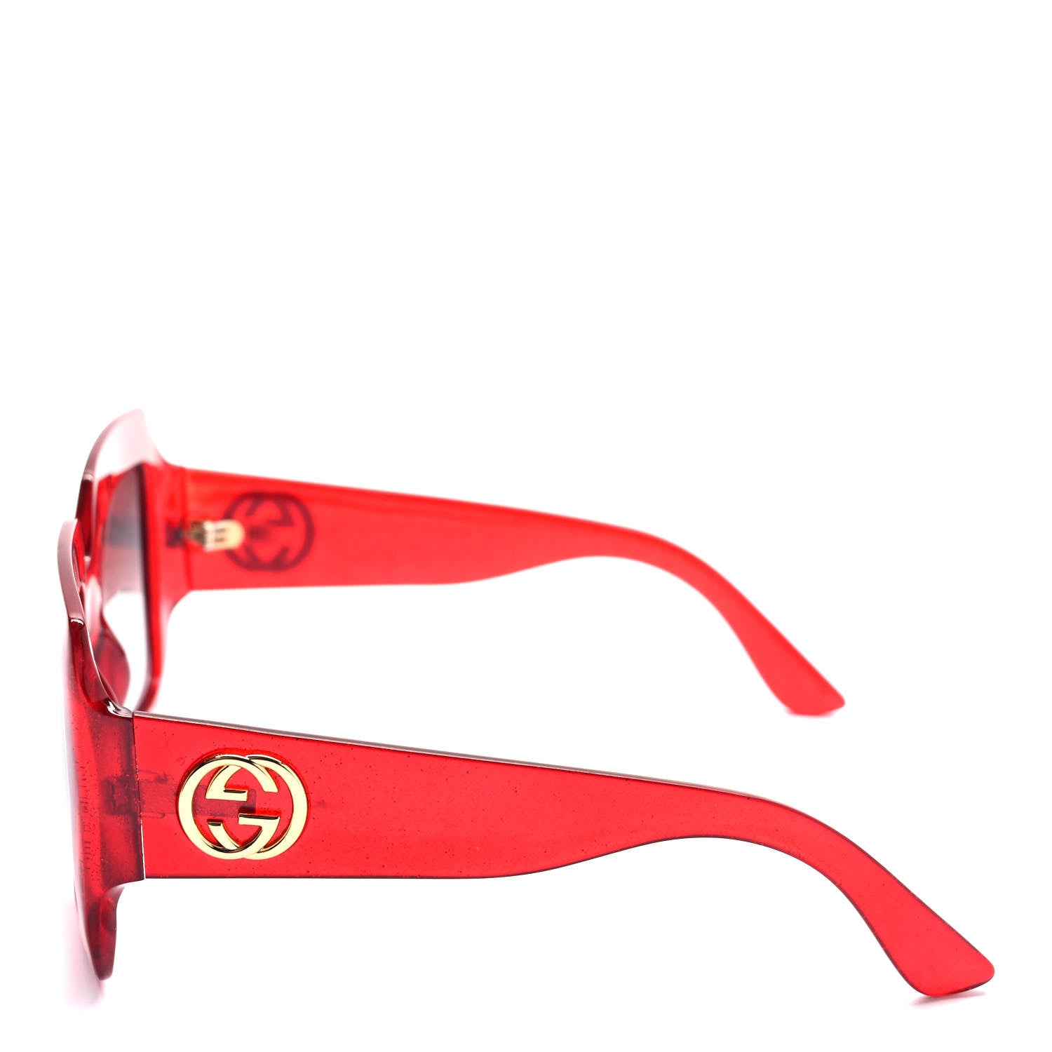 Gucci Square Web Frame GG0178S Sunglasses Red 3 of 8