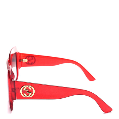 Gucci Square Web Frame GG0178S Sunglasses Red 3 of 8