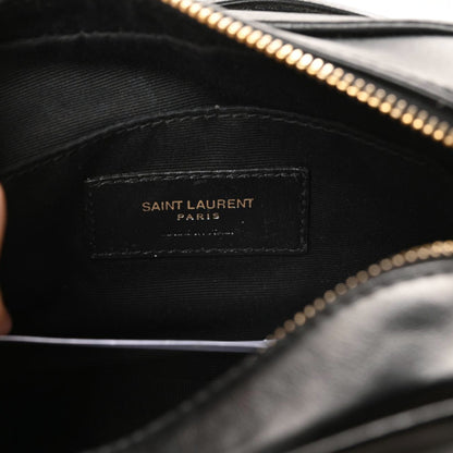 Saint Laurent Calfskin Matelasse Monogram Lou Belt Bag Black 8 of 8