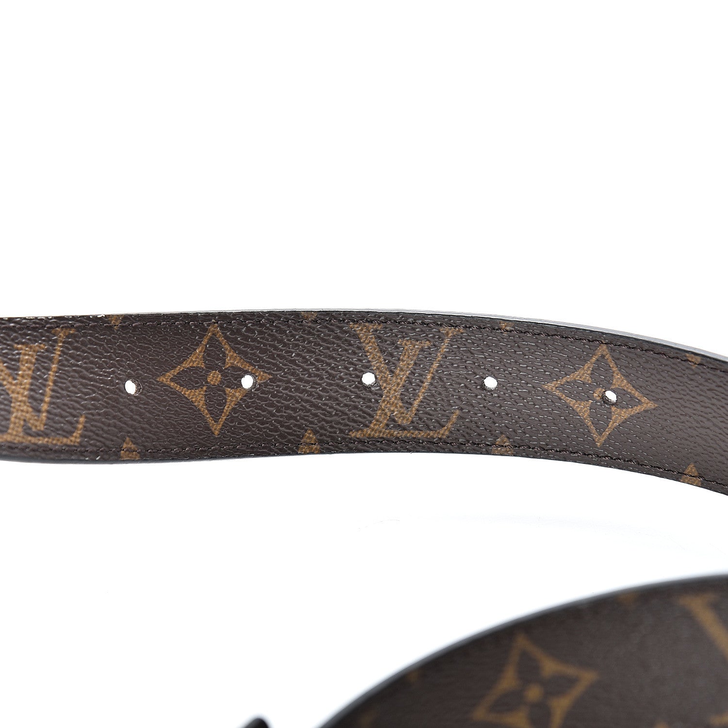 Louis Vuitton Calfskin Monogram 30mm LV Initiales Reversible Belt 90 36 Black 4 of 7