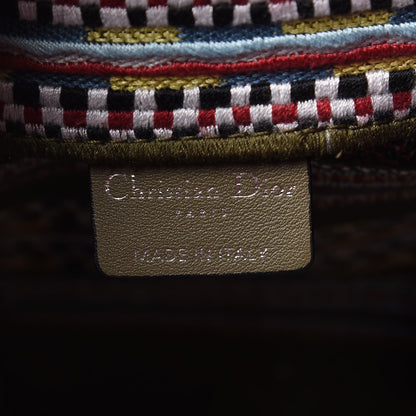 Christian Dior Canvas Embroidered Diorcamp Messenger Vert Multicolor 6 of 8