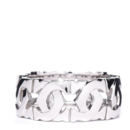 Chopard CARTIER 18K White Gold Entrelaces Ring 55 7.25 1 of 6
