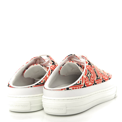 Louis Vuitton Nylon Monogram Crafty Open Back Sneaker 37.5 5 of 11