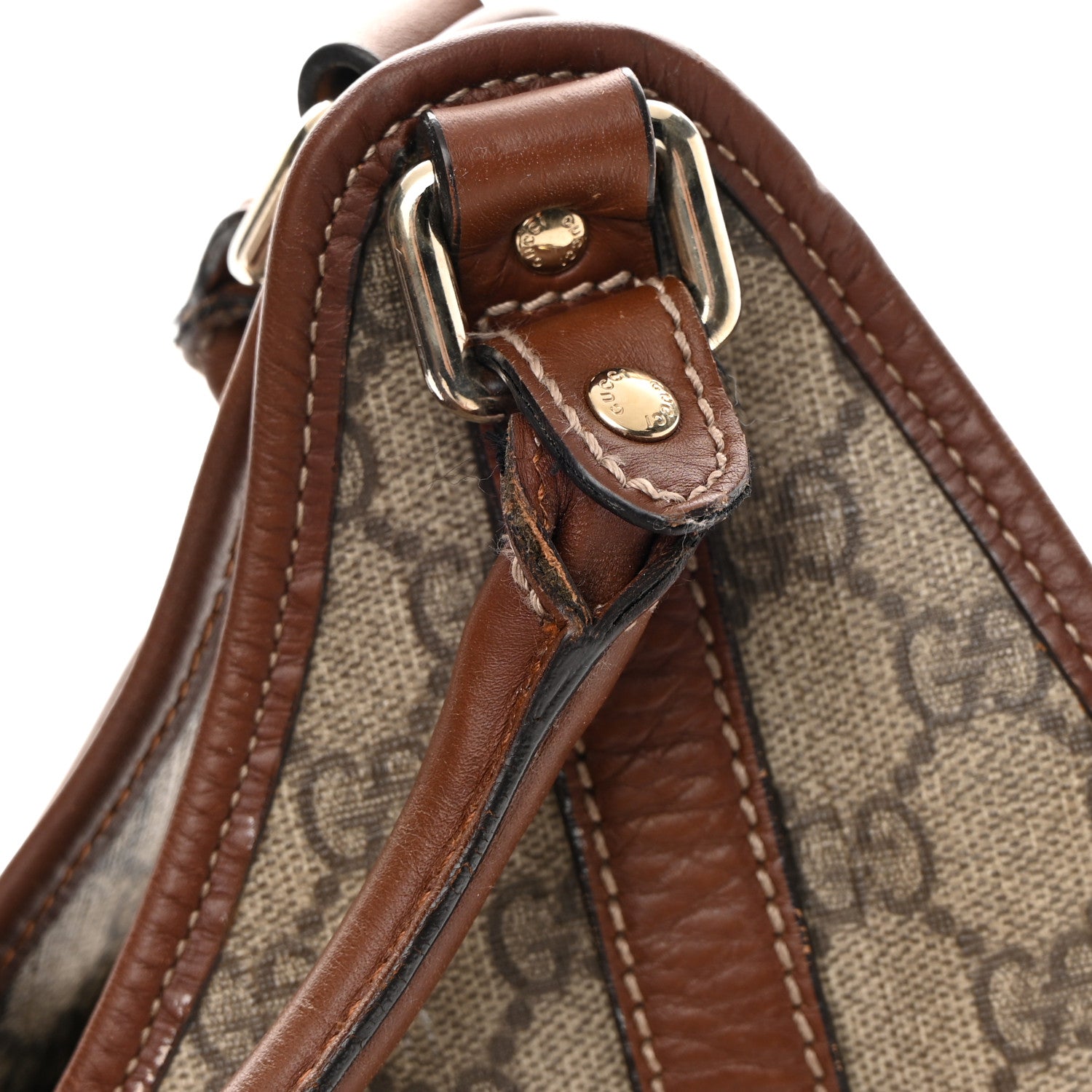 Gucci GG Plus Monogram Large Joy Shoulder Bag Brown 24 of 25