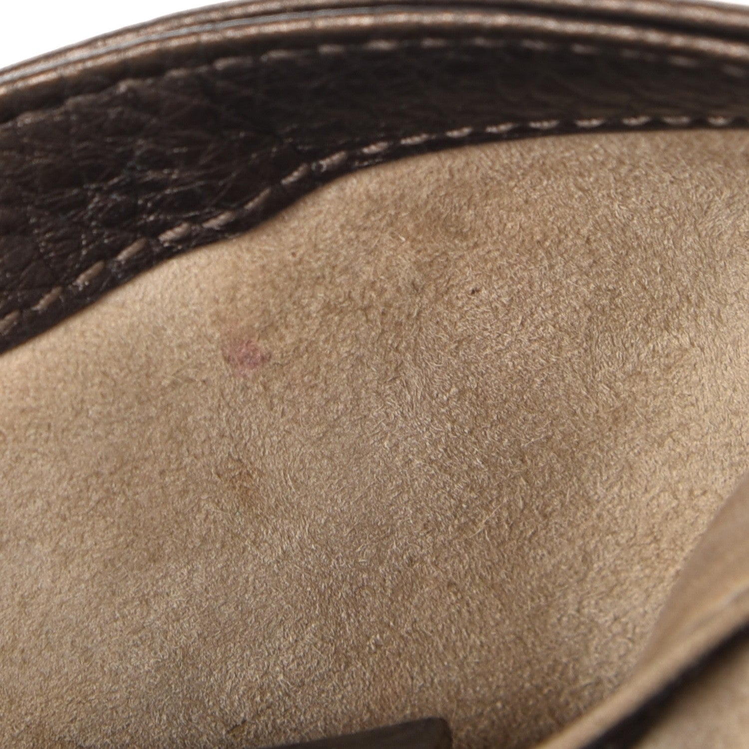Gucci Metallic Pebbled Calfskin Small 1973 Chain Shoulder Bag Winter Leaf 11 of 13