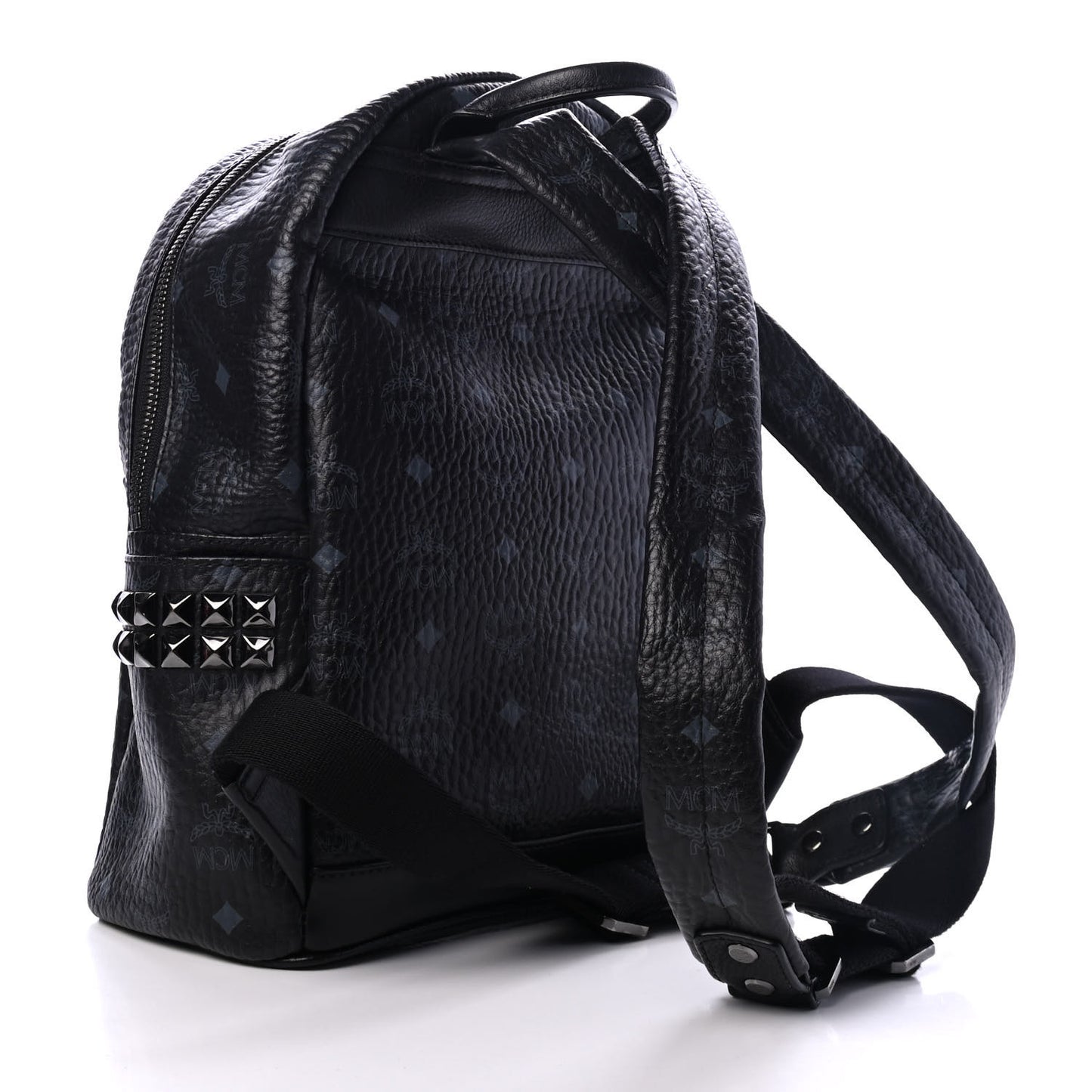 Visetos Small Side Stud Stark Backpack Black