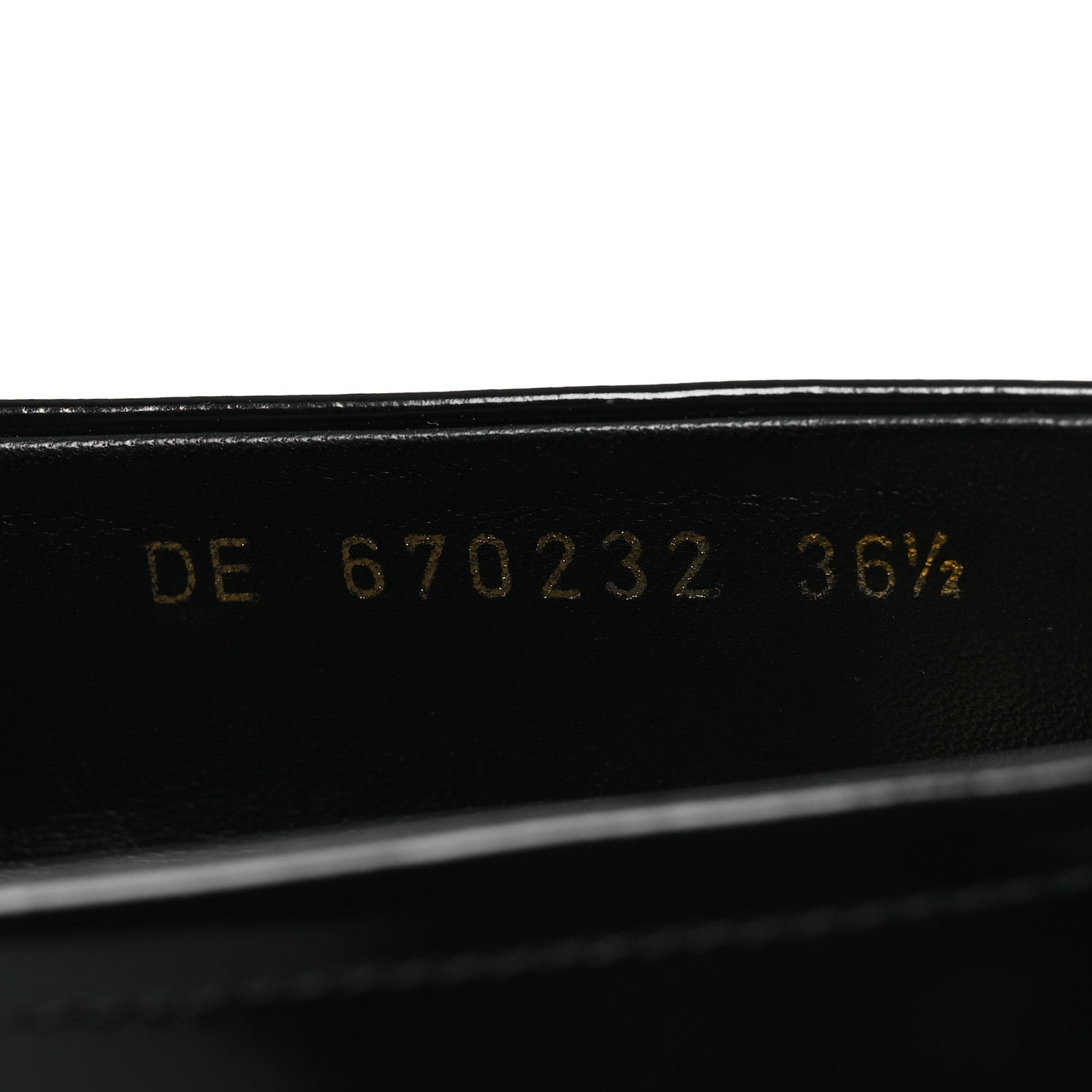 Saint Laurent Patent Calfskin Penny Loafers 36.5 Black 10 of 11