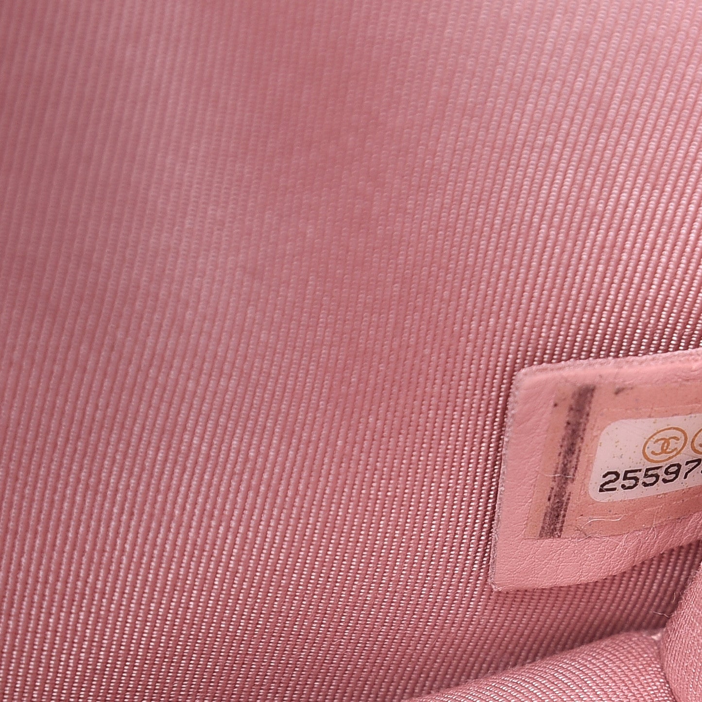 Lambskin Quilted CC Box Flap Light Pink