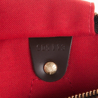 Louis Vuitton Damier Ebene Speedy 30 7 of 8