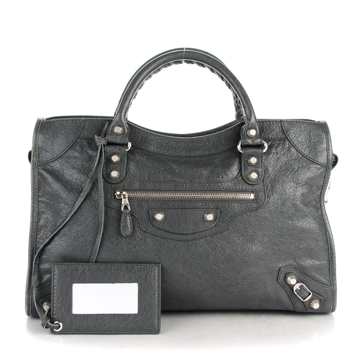 Balenciaga Agneau Giant 12 Silver Hardware City Gris Tarmac 1 of 8