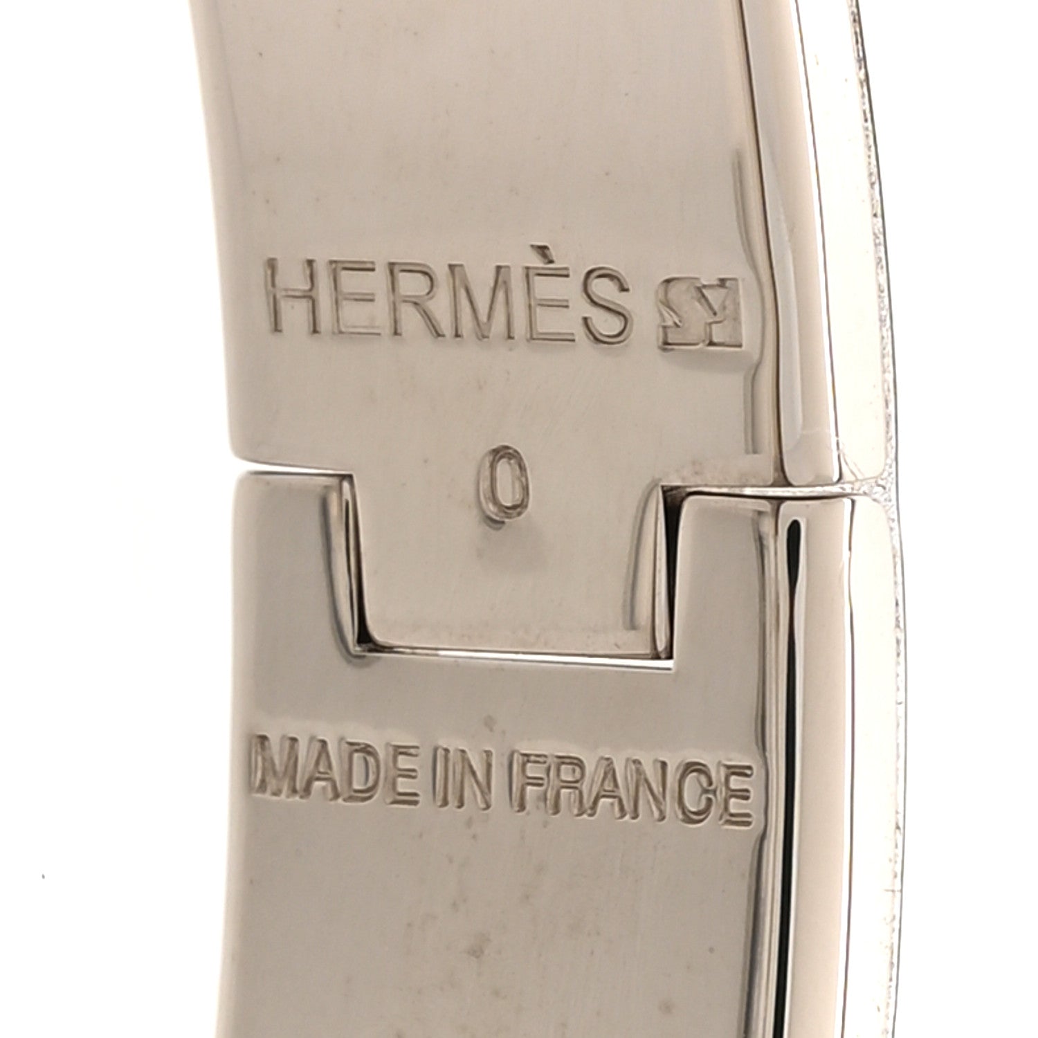 Hermes Enamel Narrow Clic Clac H Bracelet GM Black 4 of 5