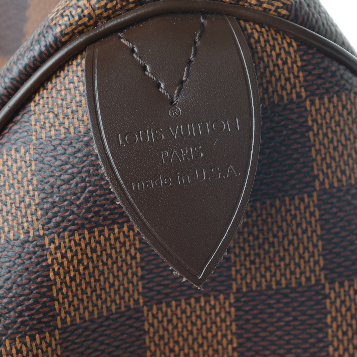 Louis Vuitton Damier Ebene Speedy 30 6 of 9