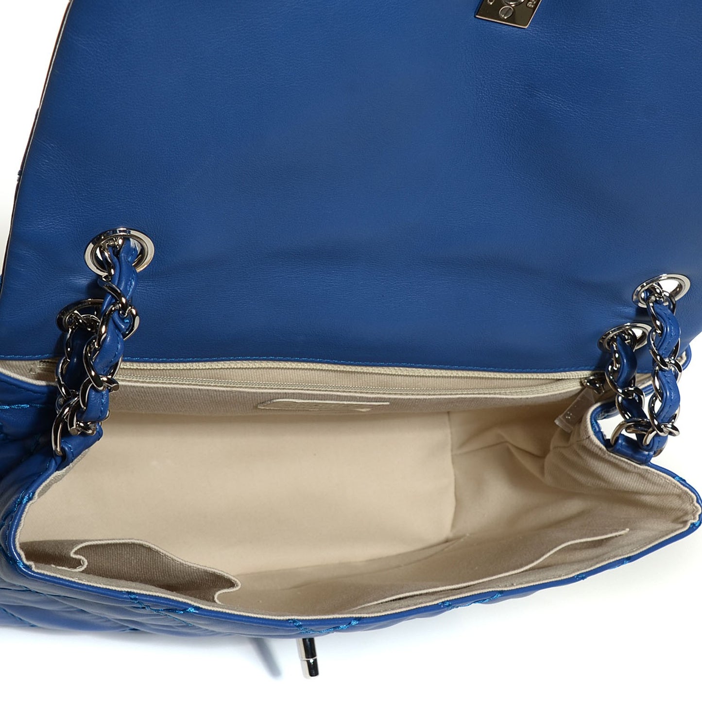 Calfskin Love Me Tender Flap Blue