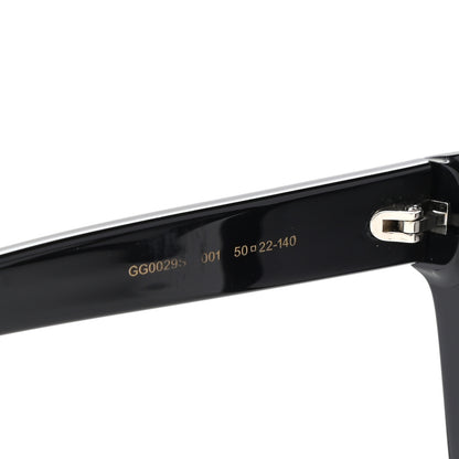 Gucci Acetate Square Frame Sunglasses GG0029SA Black 6 of 9