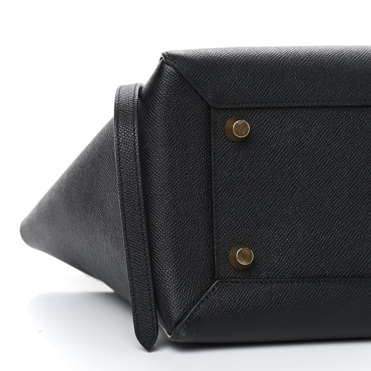 Grained Calfskin Mini Belt Bag Black