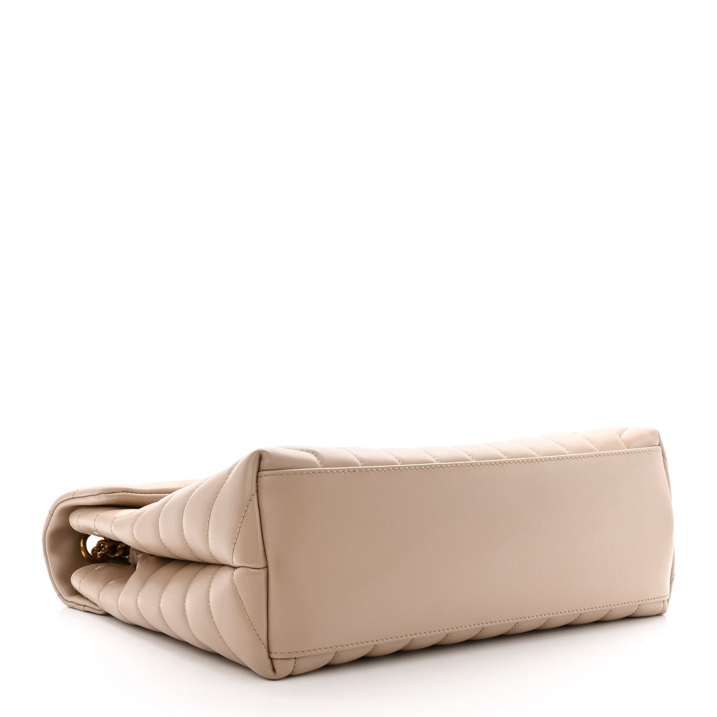 Calfskin Y Quilted Monogram Medium Loulou Chain Satchel Blush