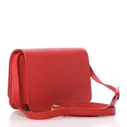 Burberry Grainy Calfskin Small TB Bag Bright Red 3 of 9